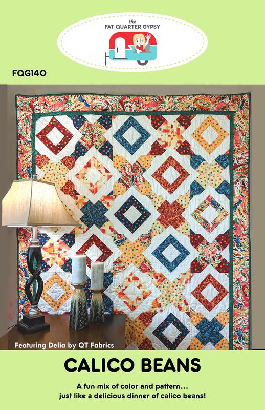 Calico Beans Quilt Pattern | The Fat Quarter Gypsy